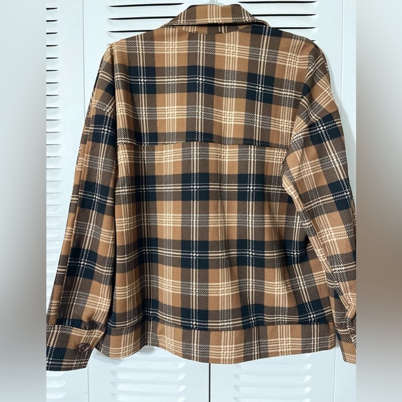 LOVE MAVEN WOMEN'S MEMORIES JACKET BROWN LIGHT FABRIC SIZE L - Picture 14 of 16